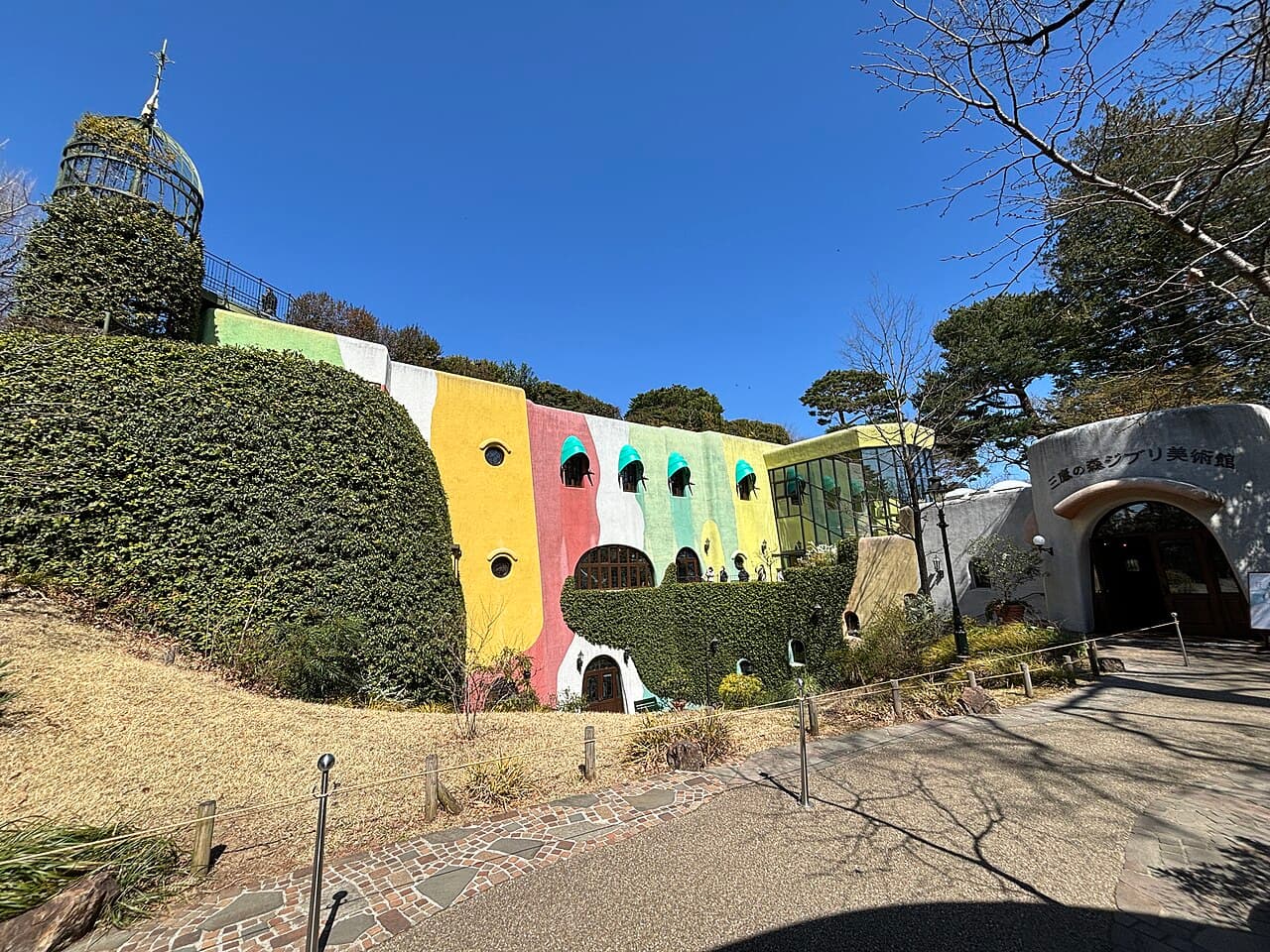 Exterior of the Ghibli Museum in Mitaka, Tokyo