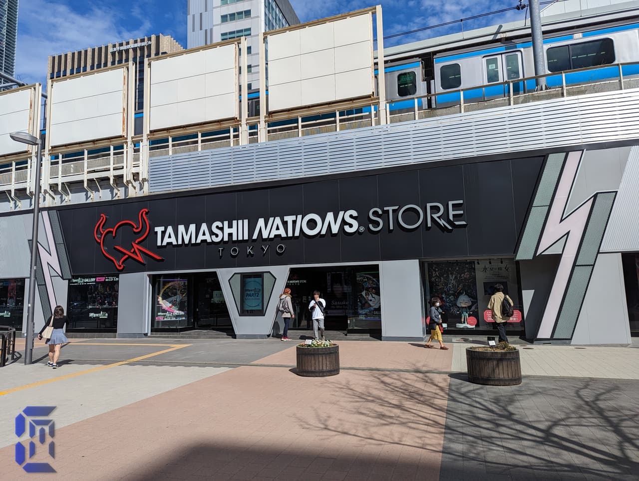 Exterior of TAMASHII NATIONS STORE TOKYO in Akihabara, Tokyo